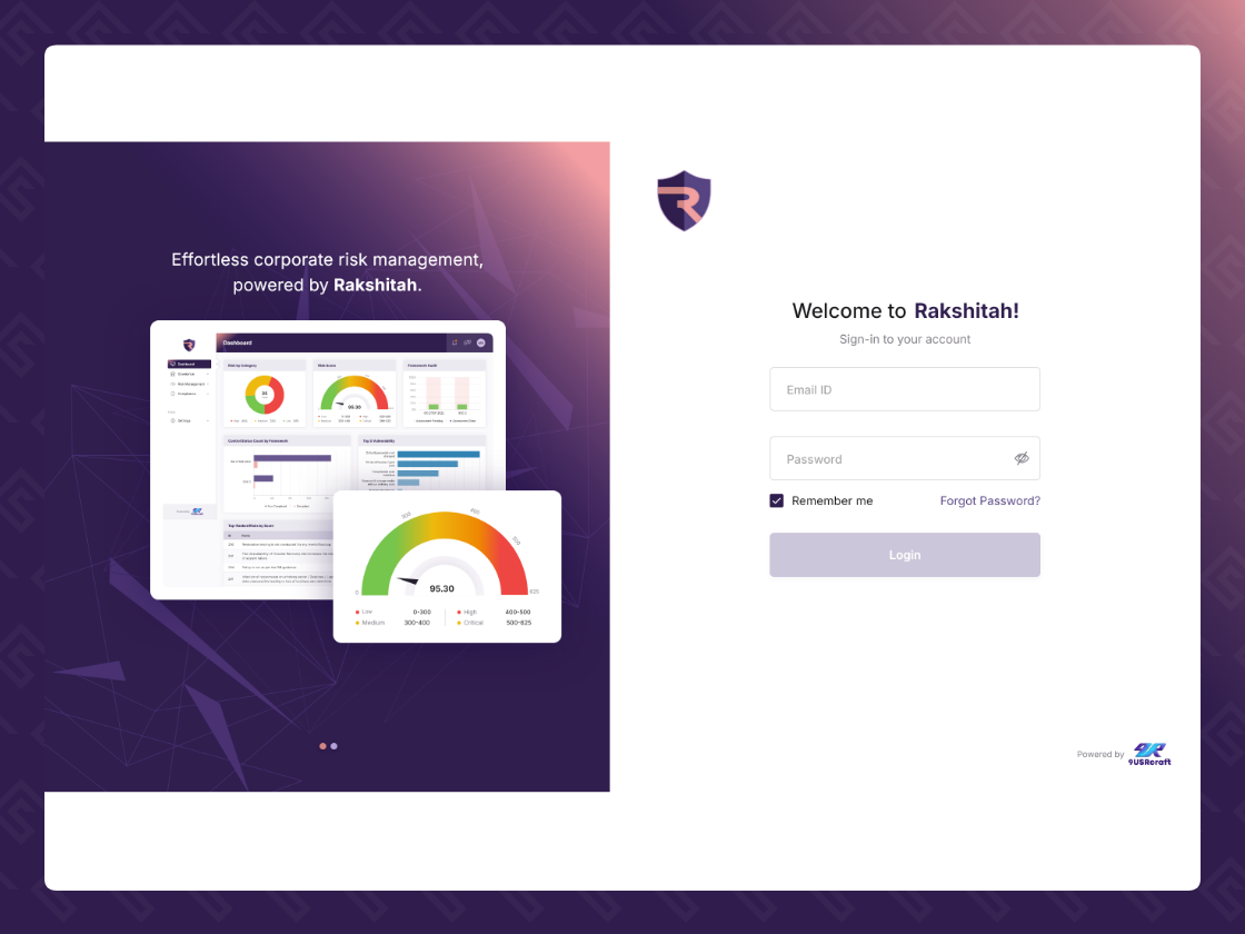 Rakshitah Web Application — screenshot 1