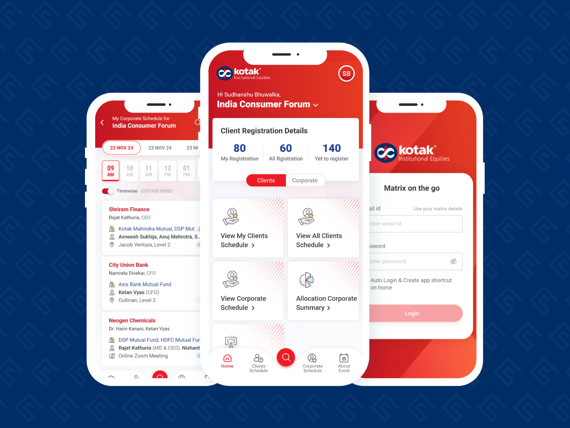Kotak Conference Mobile App for Kotak Securities — screenshot 1