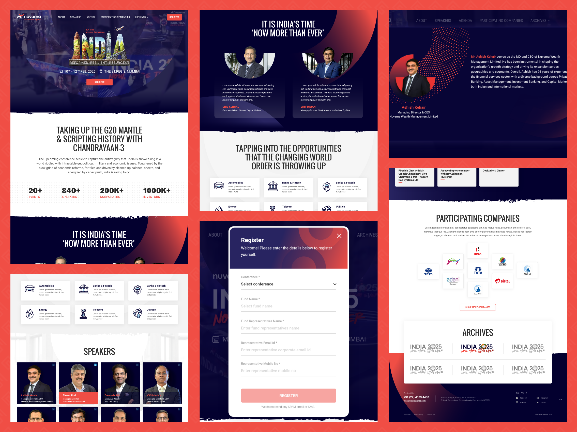 Nuvama Conference Portal — screenshot 3