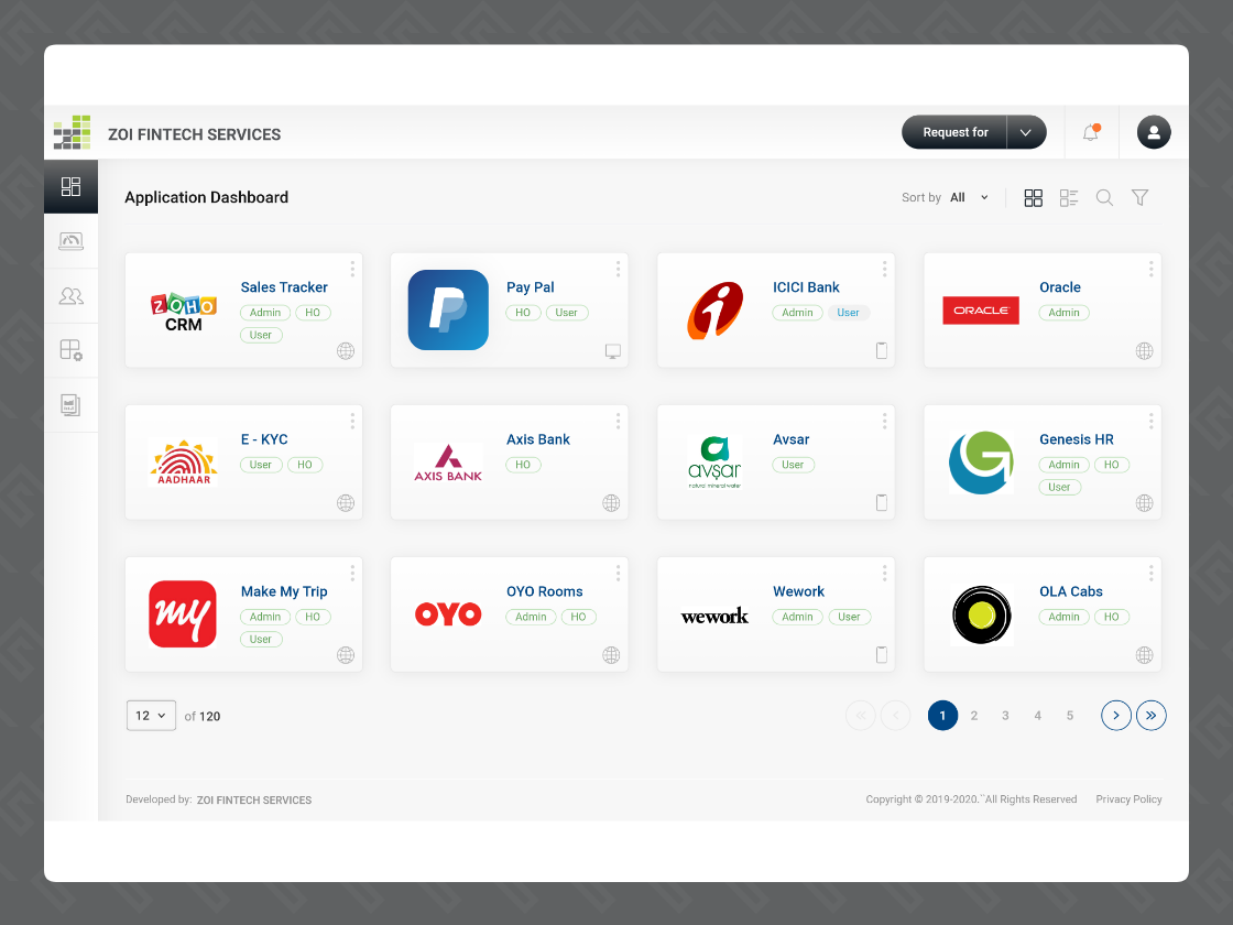 MIRISSO Web Application — screenshot 1